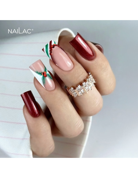 Hybrid polish Porcelain Effect #07 - RED Edition NaiLac 7ml