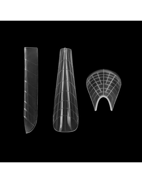 Dual Forms Mix NaiLac - górne formy do żelu i akrylożelu 12 kształtów 288 szt