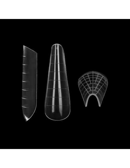 Dual Forms Mix NaiLac - górne formy do żelu i akrylożelu 12 kształtów 288 szt