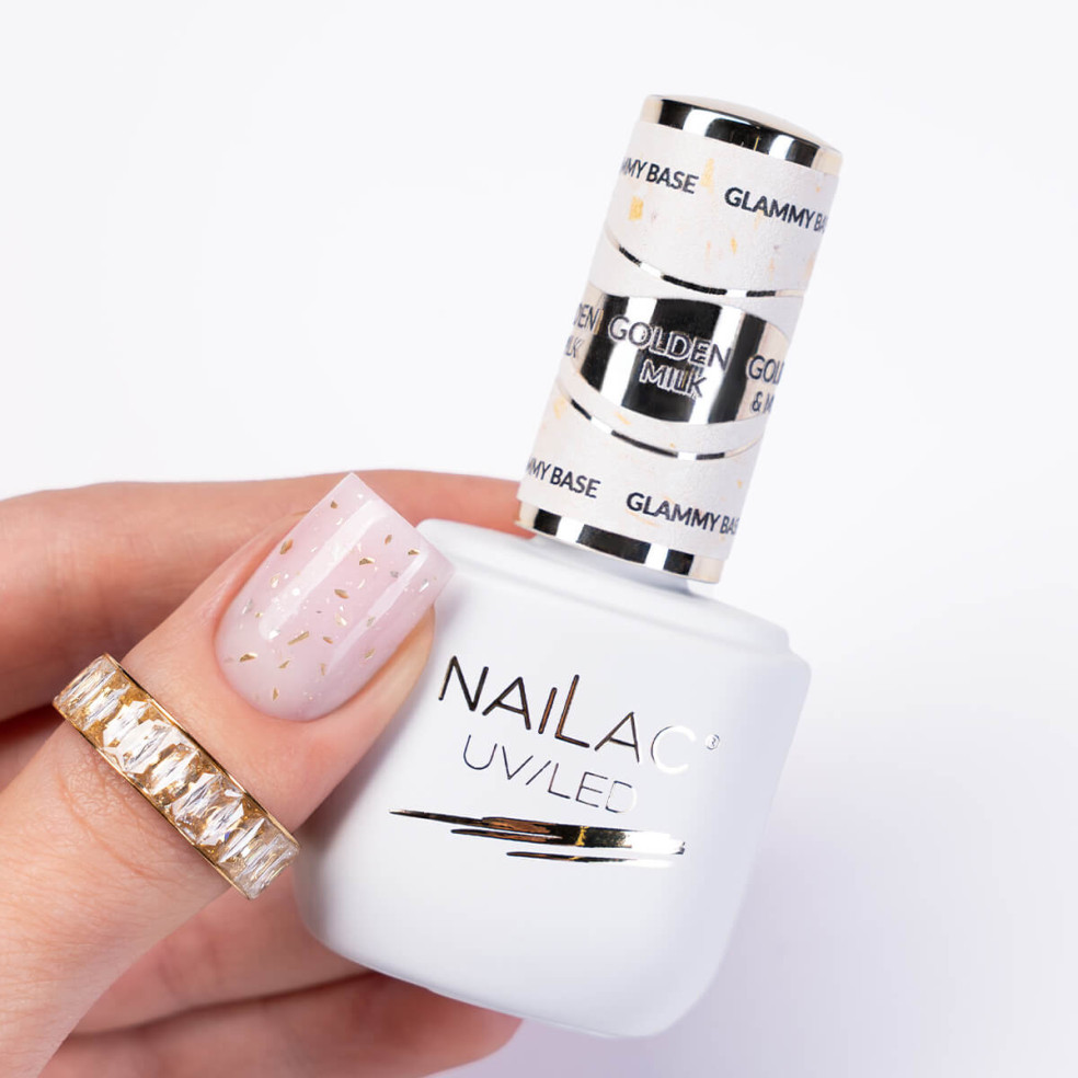 Butelka z mleczną bazą kauczukową Glammy Base Golden Milk
