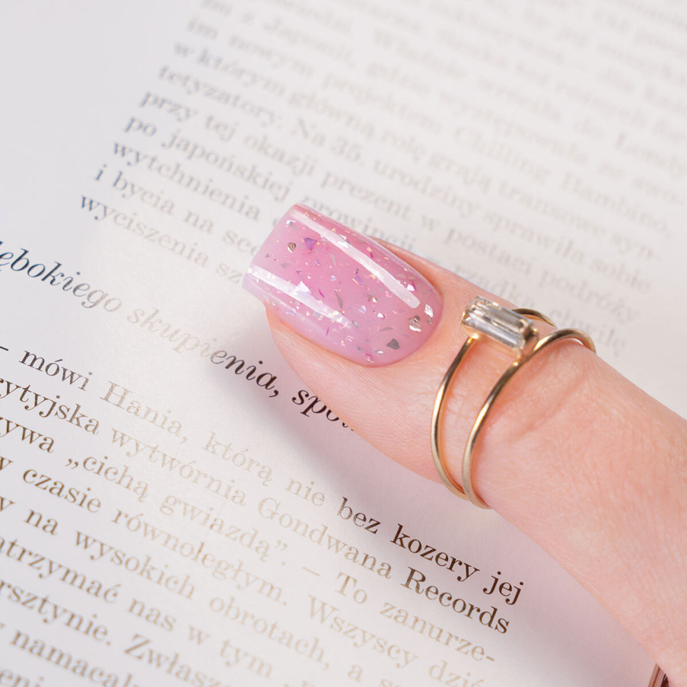 Rubber Base Glammy Base Milk&Blush...