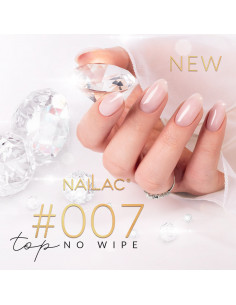#007 Top hybrydowy No Wipe NaiLac 10ml 2