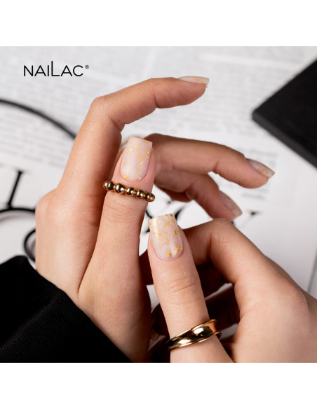 Rubber Base Glammy Base Milk&Gold NaiLac 10ml