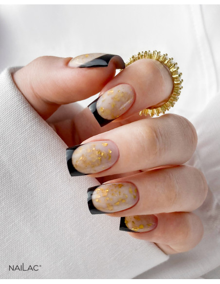 Rubber Base Glammy Base Milk&Gold NaiLac 10ml