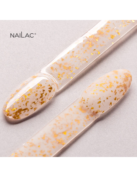 Rubber Base Glammy Base Milk&Gold NaiLac 10ml