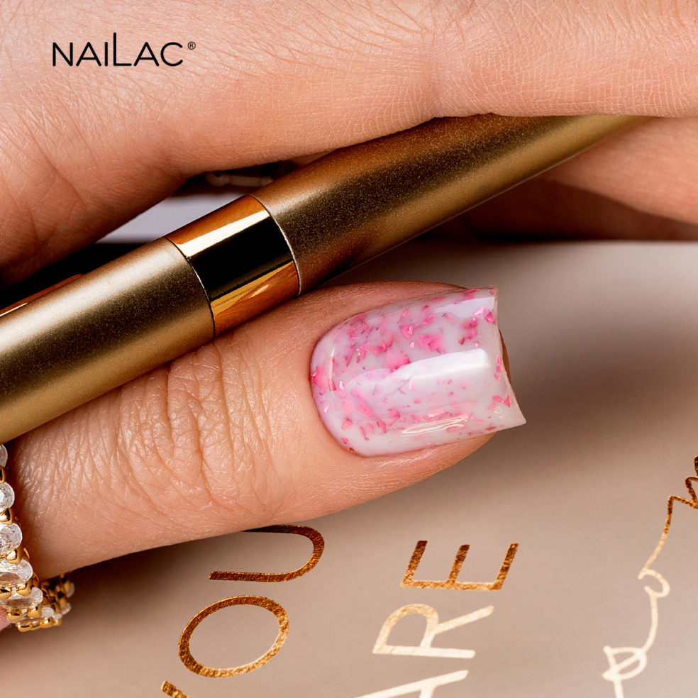 Baza kauczukowa Glammy Base Milk&Pink...
