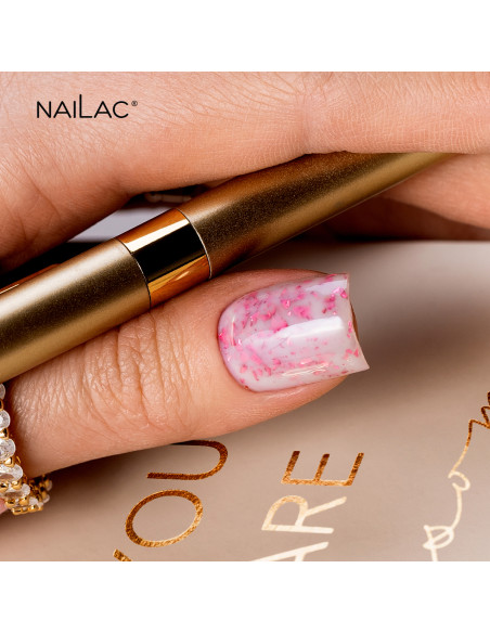 Rubber Base Glammy Base Milk&Pink NaiLac 10ml