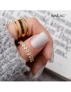 Baza kauczukowa Glammy Base Milk&Silver NaiLac 10ml 2