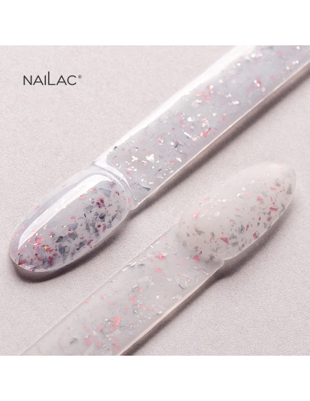 Baza kauczukowa Glammy Base Milk&Silver NaiLac 10ml