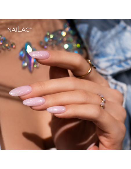 Rubber Base Glow Base Pink NaiLac 10ml