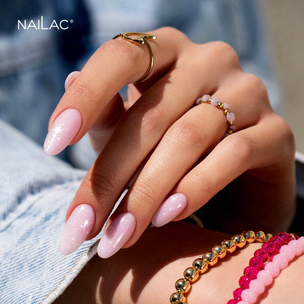 Rubber Base Glow Base Pink NaiLac 10ml