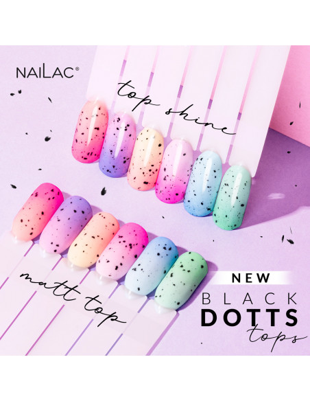 Top hybrydowy Black Dotts Matt TOP NaiLac 7ml NaiLac - 5