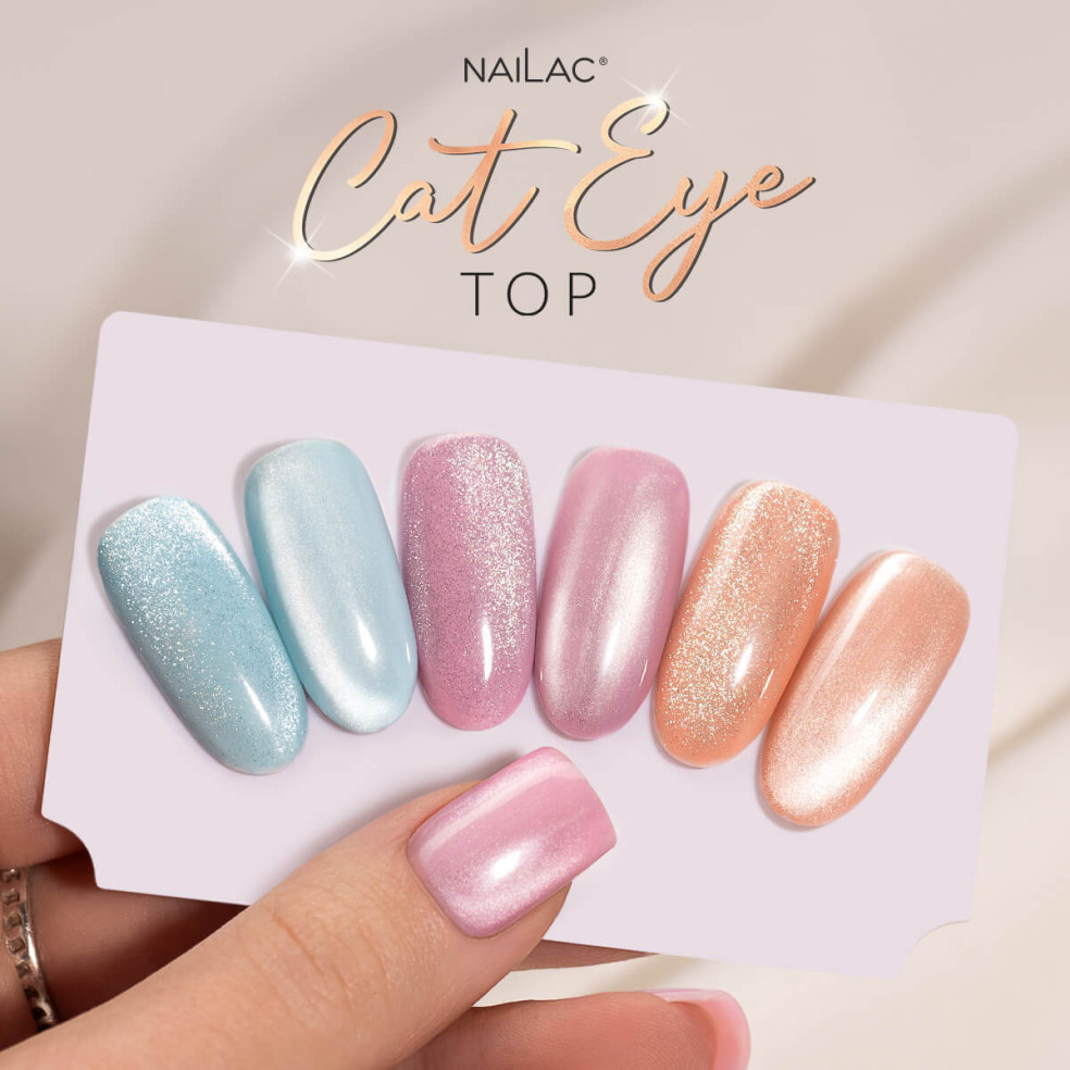 Hybrid top coat Cat Eye Pearl NaiLac...