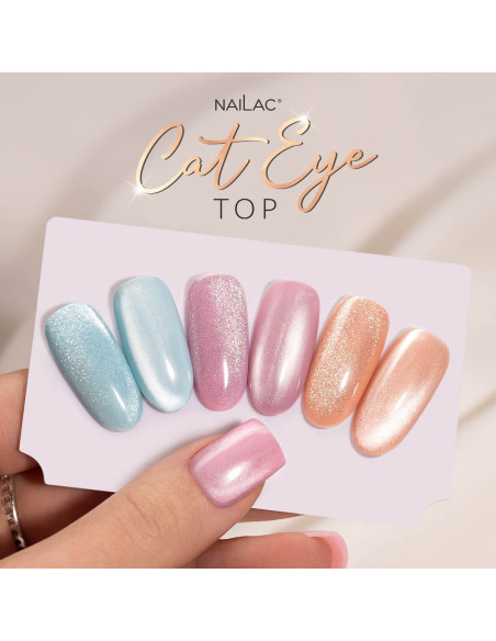 Hybrid top coat Cat Eye Pearl NaiLac 10ml