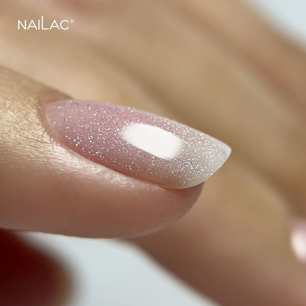 Top hybrydowy Cat Eye Sparkle NaiLac...