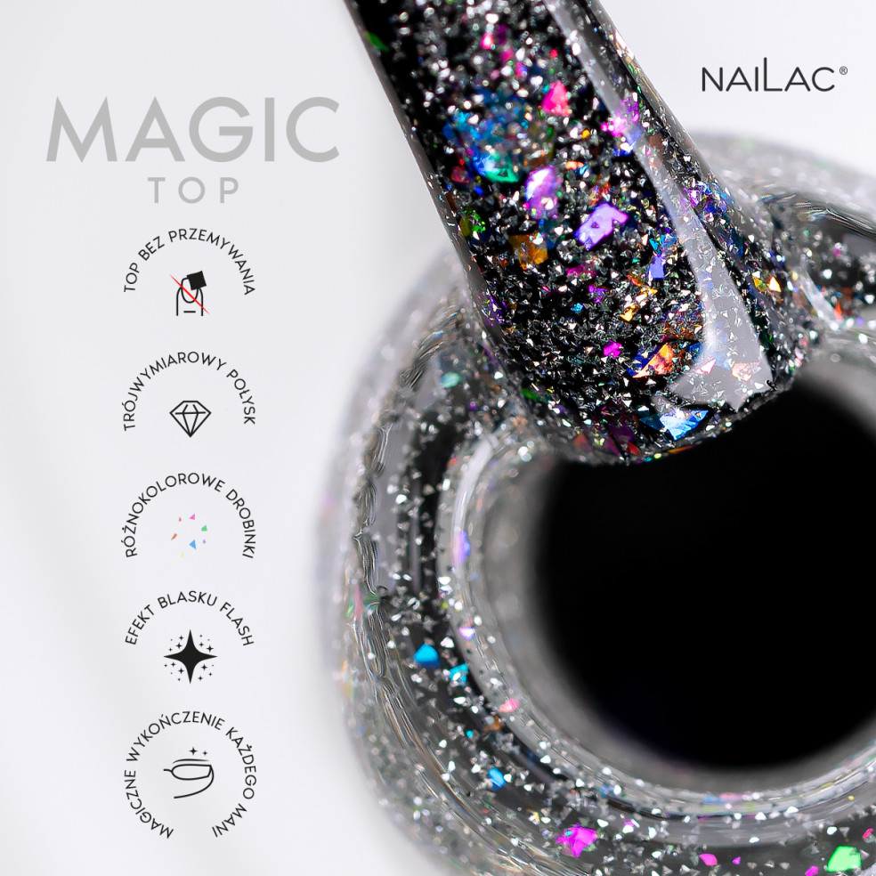 Hybrid top coat Magic Top NaiLac 10ml