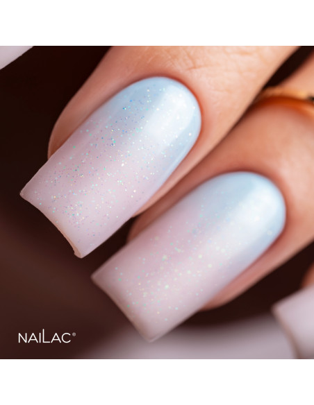 Hybrid top coat OpalX Top Blush Holo NaiLac 10ml
