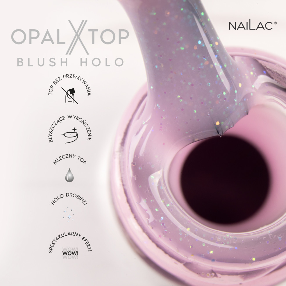 Top hybrydowy OpalX Top Blush Holo...