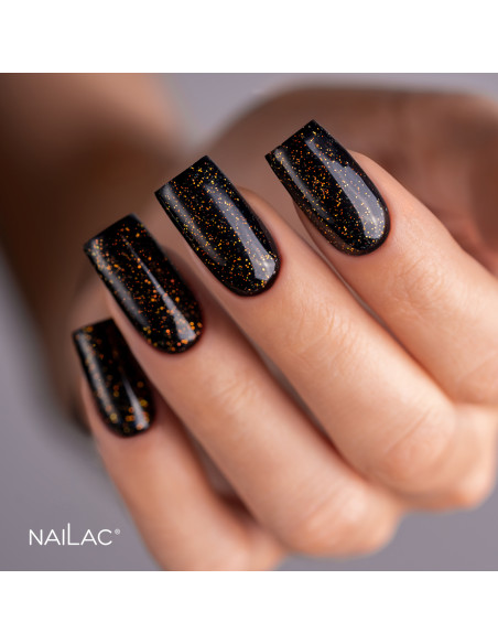 Hybrid top coat OpalX Top Gold NaiLac 10ml
