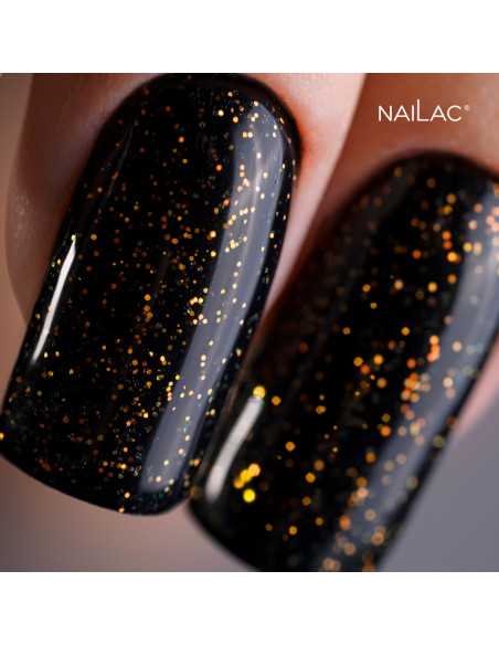 Hybrid top coat OpalX Top Gold NaiLac 10ml