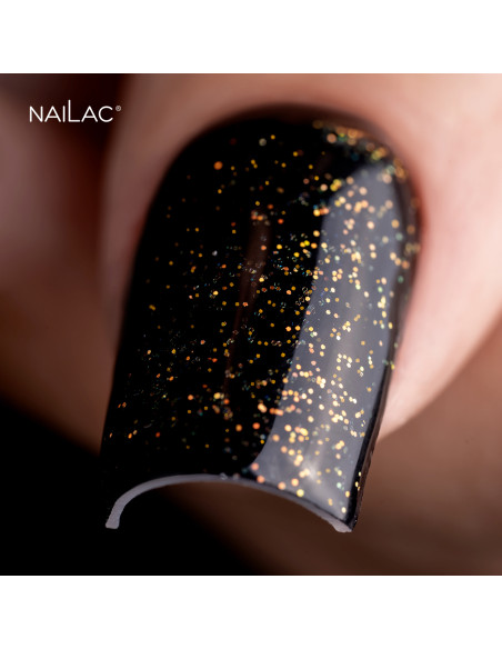 Hybrid top coat OpalX Top Gold NaiLac 10ml