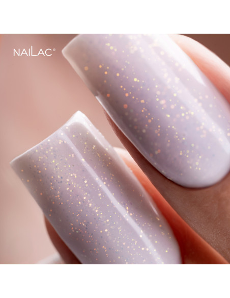 Hybrid top coat OpalX Top Milky Gold NaiLac 10ml