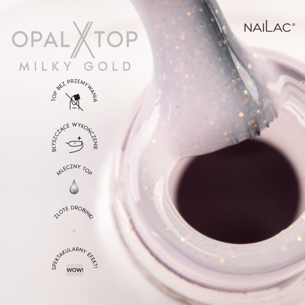 Top hybrydowy OpalX Top Milky Gold...