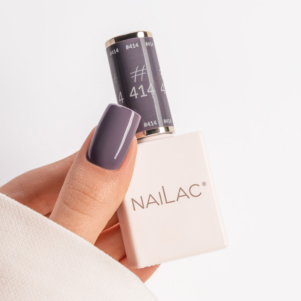 kciuk z buteleczką lakieru #414 NaiLac