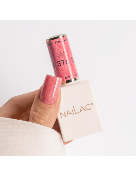 kciuk pomalowany lakierem hybrydowym #376 NaiLac