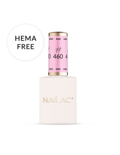 Buteleczka pastelowego różowego lakieru #460 NaiLac