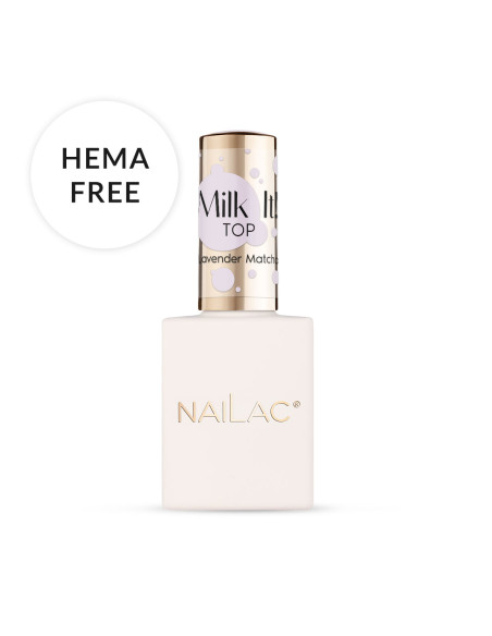 Top hybrydowy Milk It! Top Lavender Matcha NaiLac 10ml