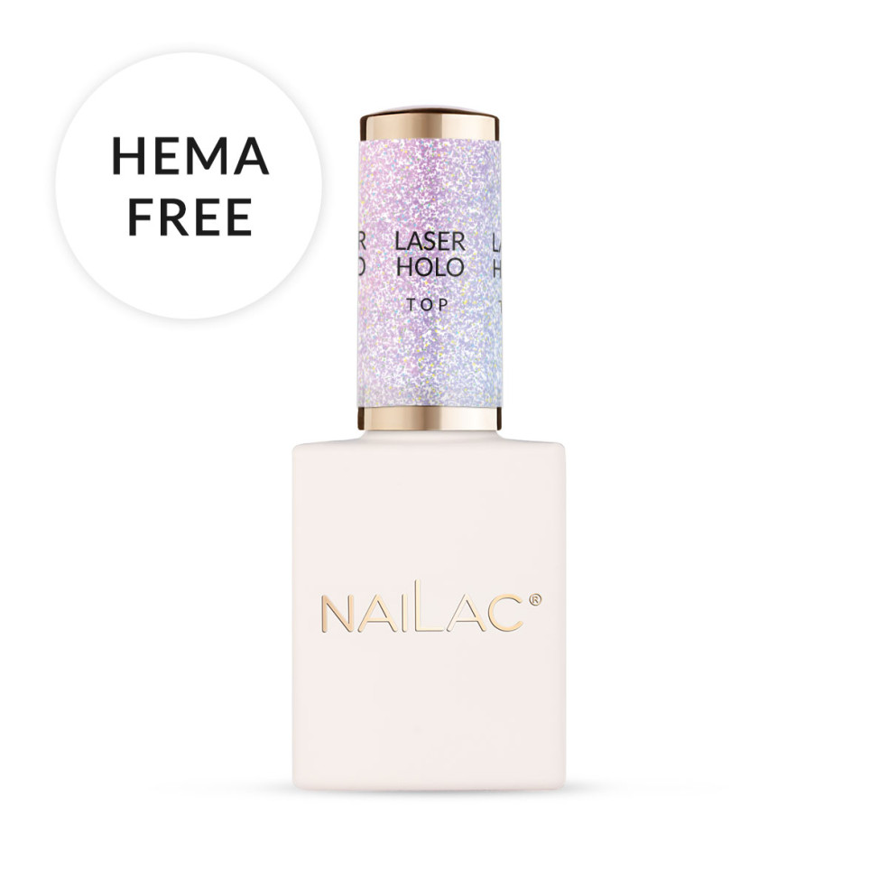 Hybrid top coat Laser Holo Top NaiLac...