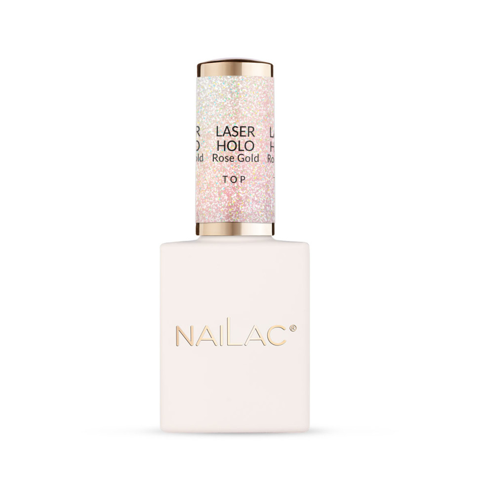 Hybrid top coat Laser Holo Top Rose...