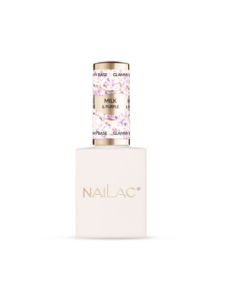 Baza kauczukowa Glammy Base Milk&Purple NaiLac 10ml