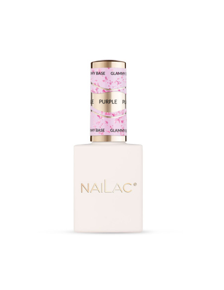 Rubber Base Glammy Base Purple NaiLac 10ml