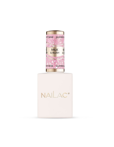 Rubber Base Glammy Base Milk&Blush NaiLac 10ml