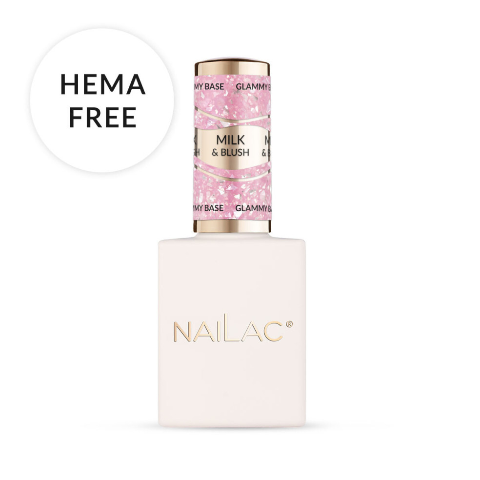 Baza kauczukowa Glammy Base Milk&Blush NaiLac 10ml