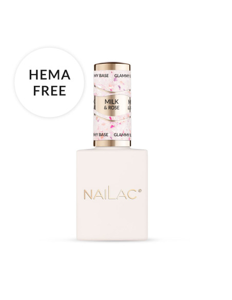 Rubber Base Glammy Base Milk&Rose NaiLac 10ml