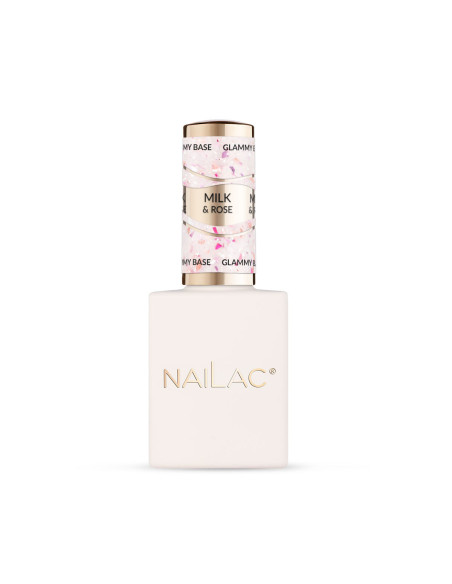 Rubber Base Glammy Base Milk&Rose NaiLac 10ml
