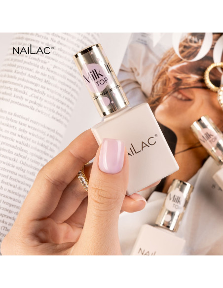 Top hybrydowy Milk It! Top Lavender Matcha NaiLac 10ml