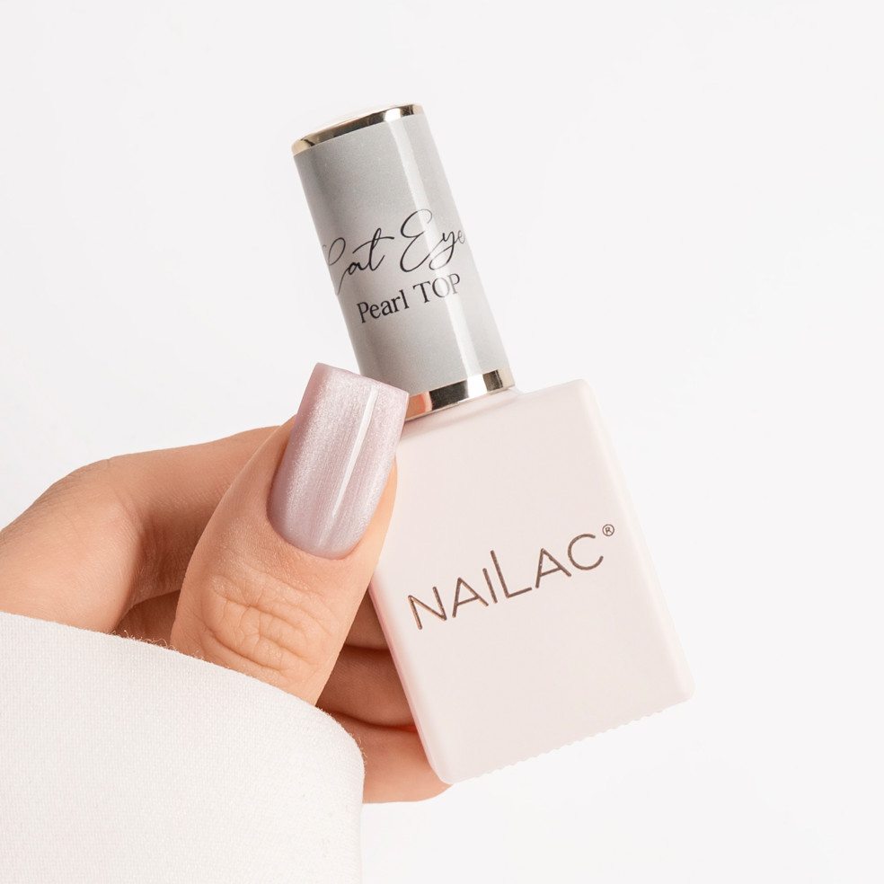 Hybrid top coat Cat Eye Pearl NaiLac...
