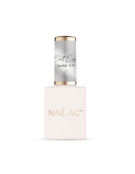 Hybrid top coat Cat Eye Sparkle Top NaiLac 10ml