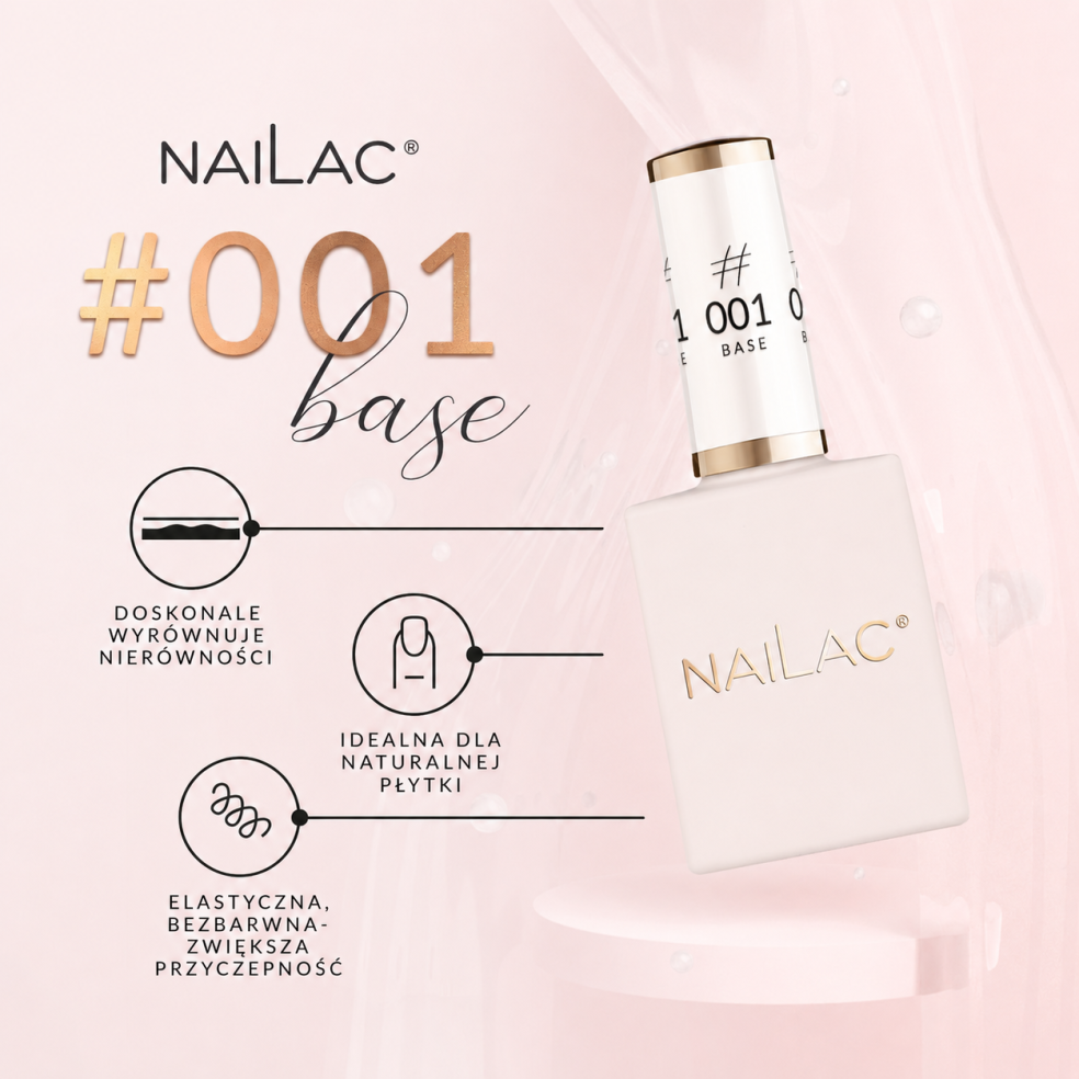 #001 Hybrid base coat NaiLac 10ml