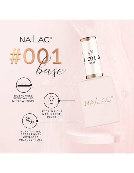 #001 Hybrid base coat NaiLac 10ml