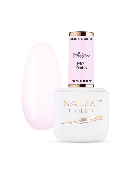 Gel in the bottle JellyMe! Mrs. Pretty NaiLac 7 ml - Expiration date 09/2026