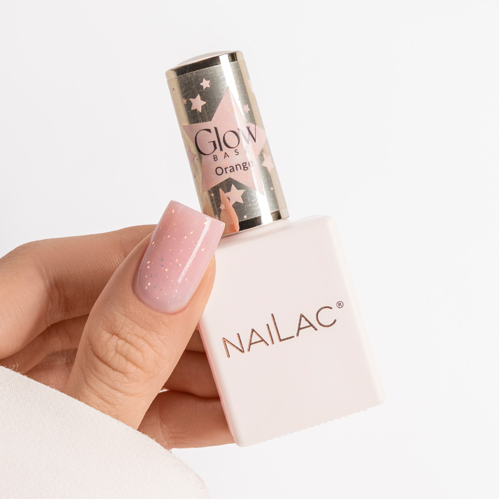 Rubber Base Glow Base Orange NaiLac 10ml