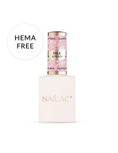 Baza kauczukowa Glammy Base Milk&Peach NaiLac 10ml
