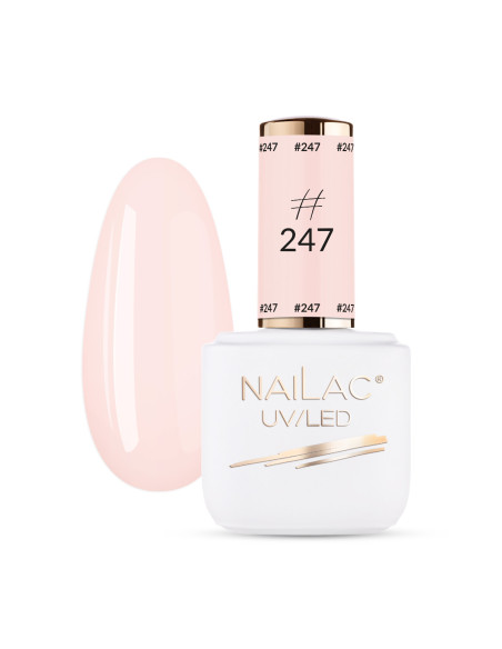 #247 Lakier hybrydowy NaiLac 7ml - Termin ważności 10.2026