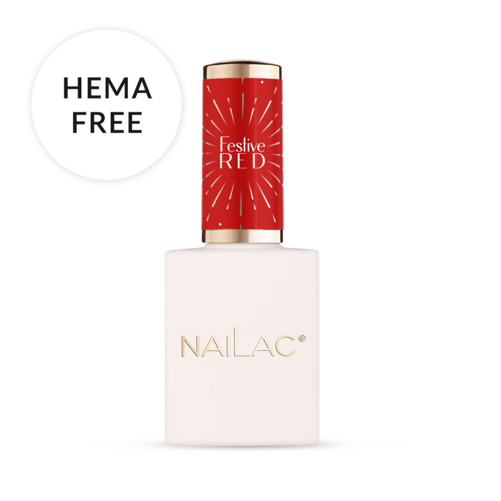 Festive Red Hybrid polish NaiLac 7ml