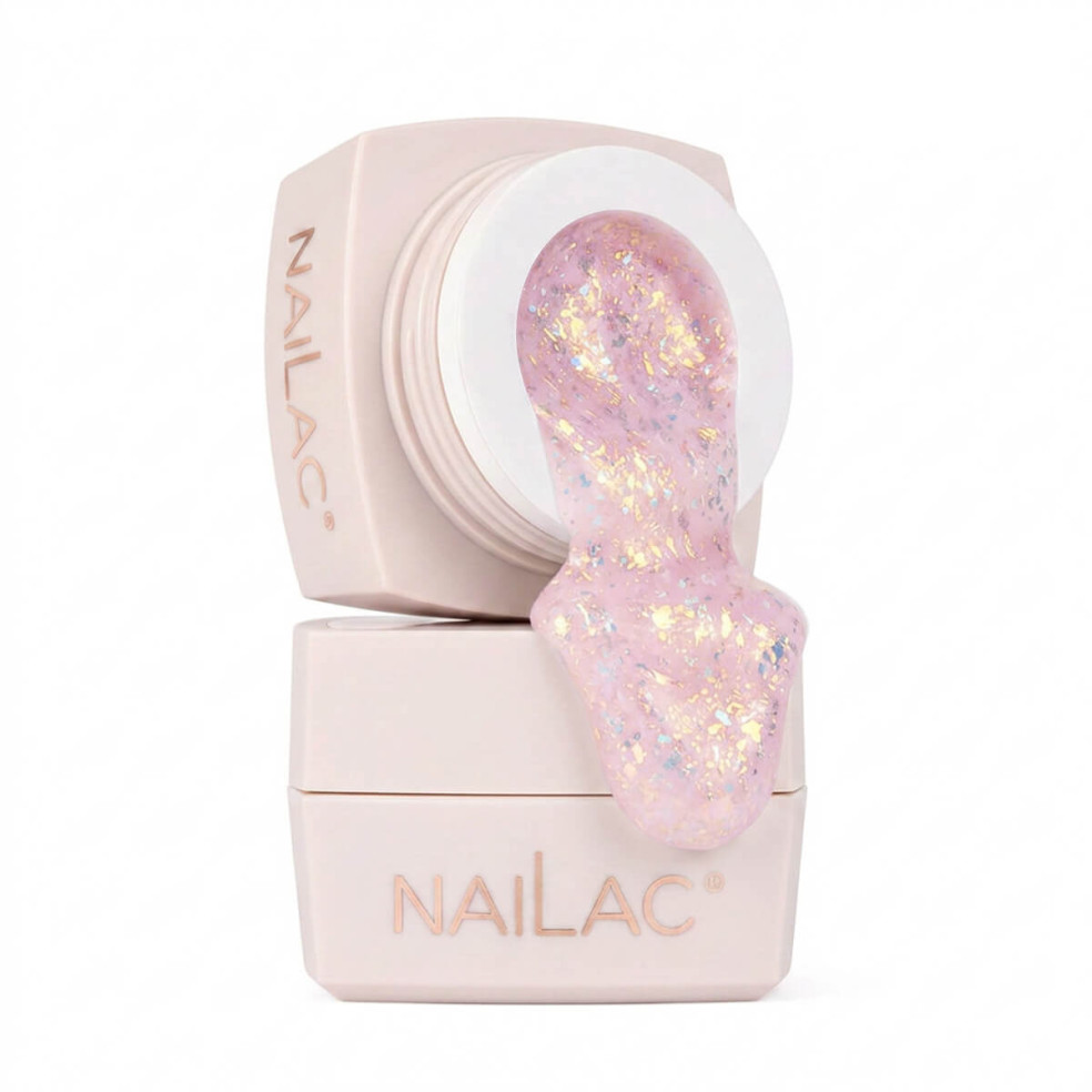 Żel NaiLac z efektem Flash Butterfly Dust - słoiczki z formułą pełną opalizujących drobinek